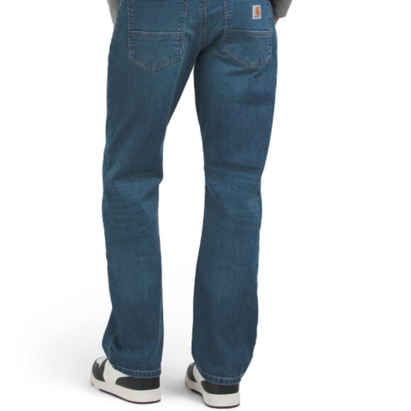 NEW  CARHARTT Relaxed Fit 5 Pocket Jeans Rainier for men 261mn - Picture 3 of 3